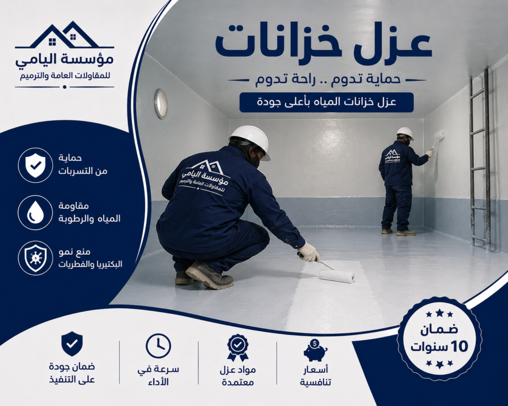 عزل الخزانات بجدة